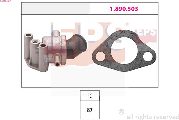 EPS 1.880.107 - Termostato, Refrigerante www.autoricambi360.it