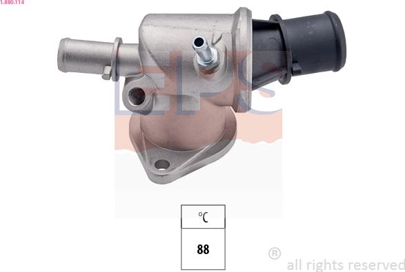 EPS 1.880.114 - Termostato, Refrigerante www.autoricambi360.it