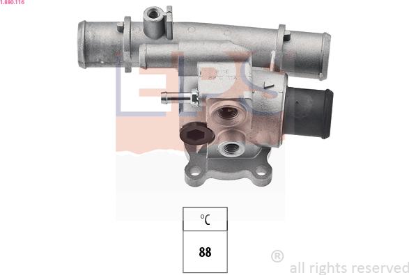 EPS 1.880.116 - Termostato, Refrigerante www.autoricambi360.it