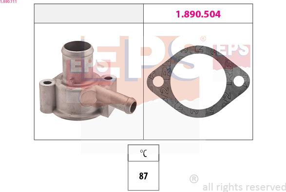 EPS 1.880.111 - Termostato, Refrigerante www.autoricambi360.it