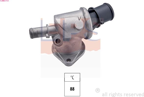 EPS 1.880.113 - Termostato, Refrigerante www.autoricambi360.it