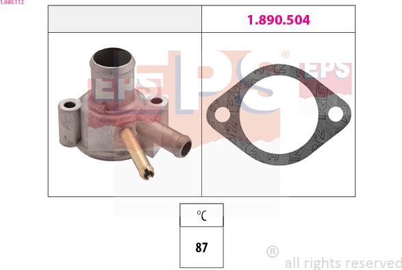 EPS 1.880.112 - Termostato, Refrigerante www.autoricambi360.it