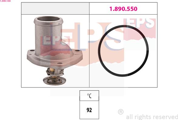 EPS 1.880.188 - Termostato, Refrigerante www.autoricambi360.it
