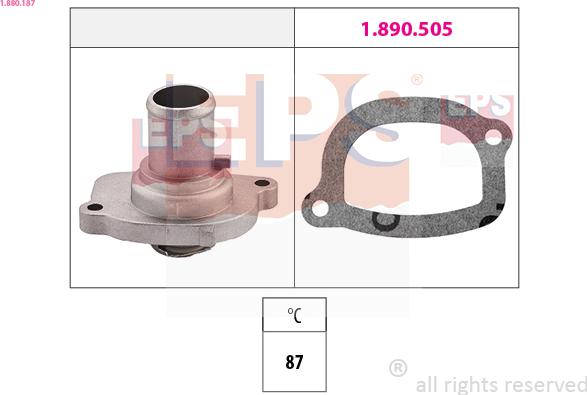 EPS 1.880.187 - Termostato, Refrigerante www.autoricambi360.it