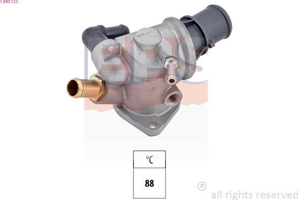 EPS 1.880.122 - Termostato, Refrigerante www.autoricambi360.it