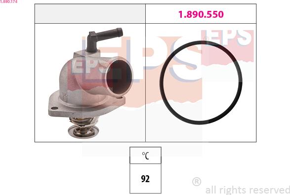 EPS 1.880.174 - Termostato, Refrigerante www.autoricambi360.it
