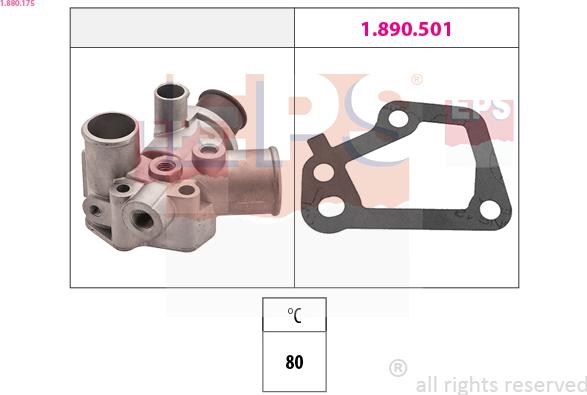 EPS 1.880.175 - Termostato, Refrigerante www.autoricambi360.it
