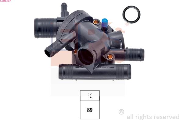 EPS 1.880.177 - Termostato, Refrigerante www.autoricambi360.it