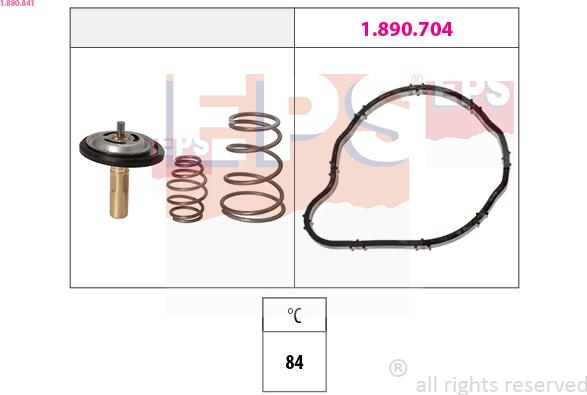 EPS 1.880.841 - Termostato, Refrigerante www.autoricambi360.it