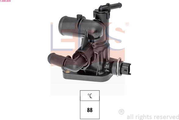 EPS 1.880.809 - Termostato, Refrigerante www.autoricambi360.it