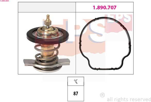 EPS 1.880.805 - Termostato, Refrigerante www.autoricambi360.it