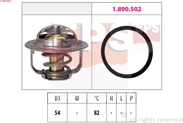 EPS 1.880.800 - Termostato, Refrigerante www.autoricambi360.it