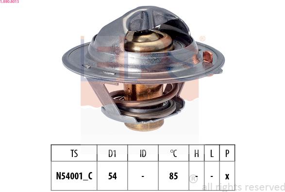 EPS 1.880.801S - Termostato, Refrigerante www.autoricambi360.it