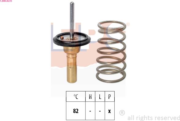 EPS 1.880.823S - Termostato, Refrigerante www.autoricambi360.it