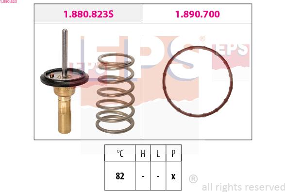 EPS 1.880.823 - Termostato, Refrigerante www.autoricambi360.it