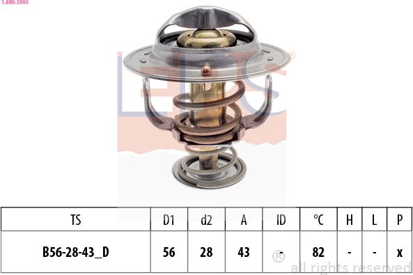 EPS 1.880.399S - Termostato, Refrigerante www.autoricambi360.it