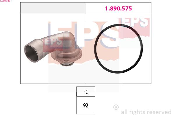 EPS 1.880.349 - Termostato, Refrigerante www.autoricambi360.it