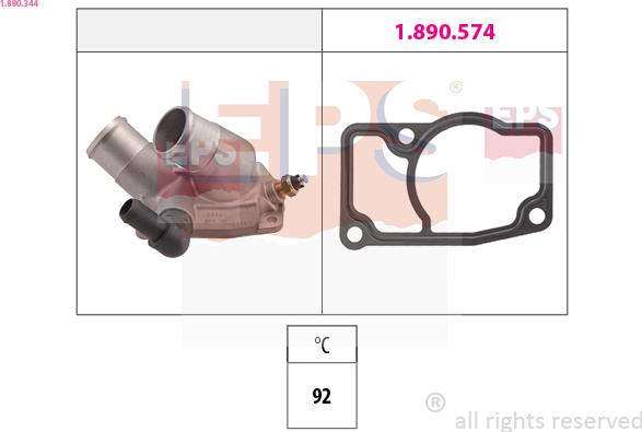 EPS 1.880.344 - Termostato, Refrigerante www.autoricambi360.it