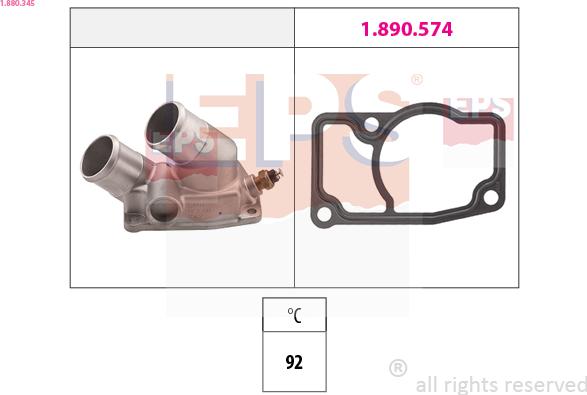 EPS 1.880.345 - Termostato, Refrigerante www.autoricambi360.it