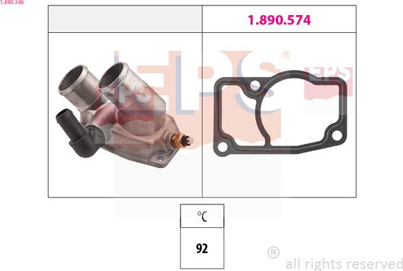 EPS 1.880.346 - Termostato, Refrigerante www.autoricambi360.it