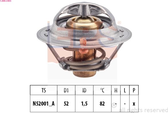 EPS 1.880.340S - Termostato, Refrigerante www.autoricambi360.it