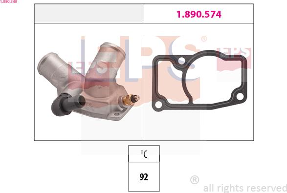 EPS 1.880.348 - Termostato, Refrigerante www.autoricambi360.it
