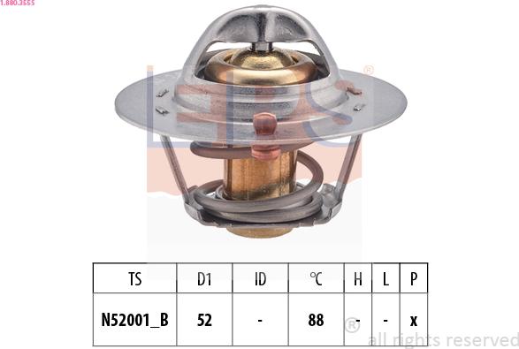 EPS 1.880.355S - Termostato, Refrigerante www.autoricambi360.it