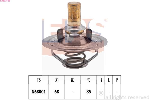 EPS 1.880.310S - Termostato, Refrigerante www.autoricambi360.it
