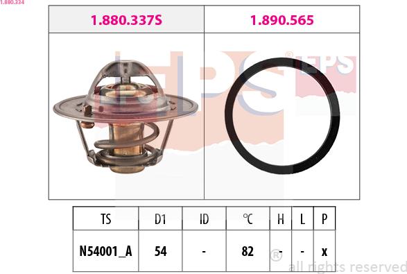 EPS 1.880.334 - Termostato, Refrigerante www.autoricambi360.it