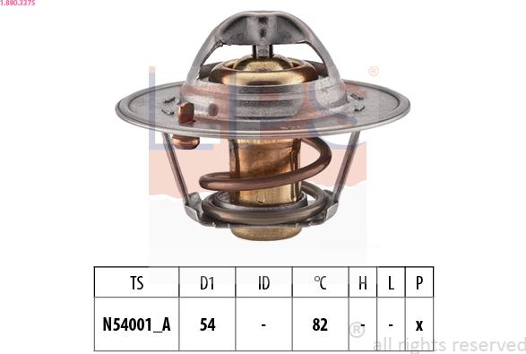 EPS 1.880.337S - Termostato, Refrigerante www.autoricambi360.it