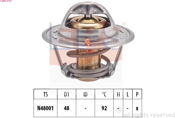 EPS 1.880.376S - Termostato, Refrigerante www.autoricambi360.it
