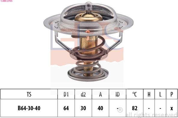EPS 1.880.370S - Termostato, Refrigerante www.autoricambi360.it