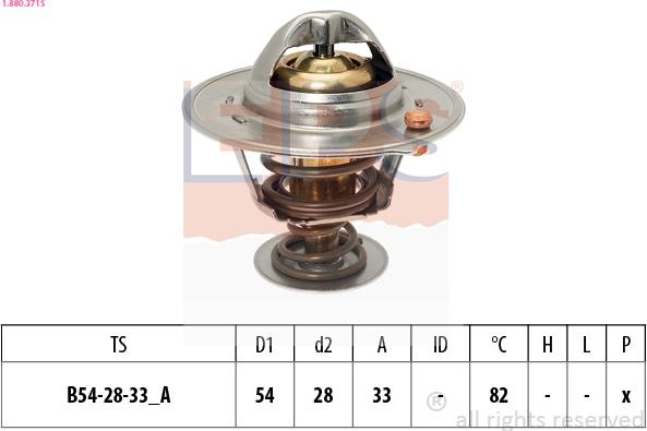 EPS 1.880.371S - Termostato, Refrigerante www.autoricambi360.it