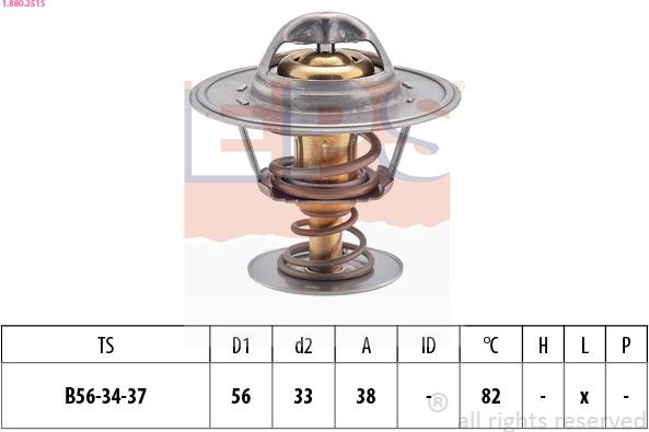 EPS 1.880.251S - Termostato, Refrigerante www.autoricambi360.it