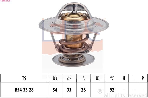 EPS 1.880.213S - Termostato, Refrigerante www.autoricambi360.it