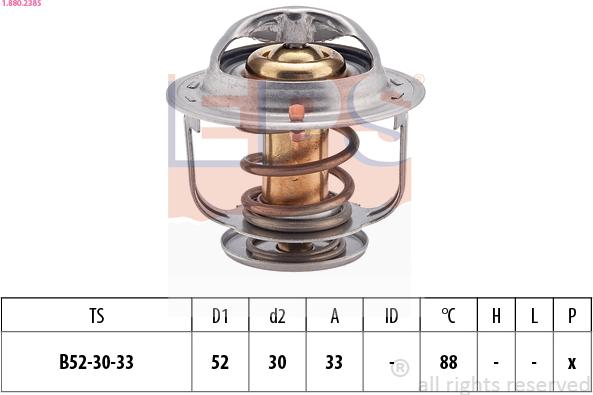 EPS 1.880.238S - Termostato, Refrigerante www.autoricambi360.it