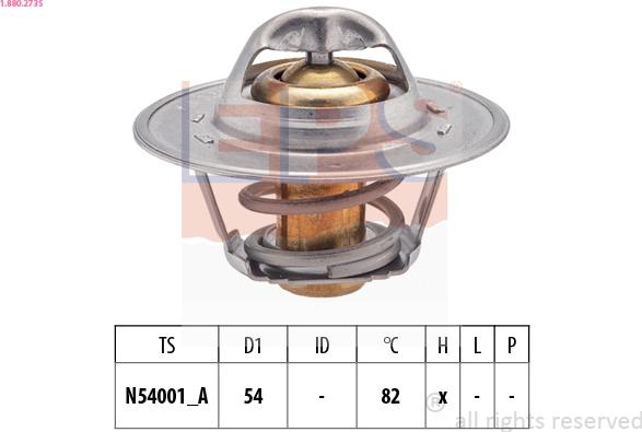 EPS 1.880.273S - Termostato, Refrigerante www.autoricambi360.it