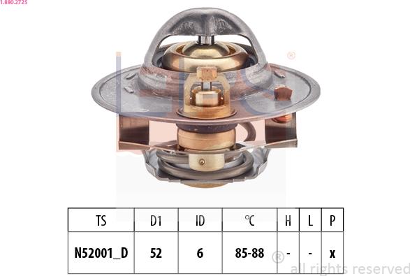 EPS 1.880.272S - Termostato, Refrigerante www.autoricambi360.it