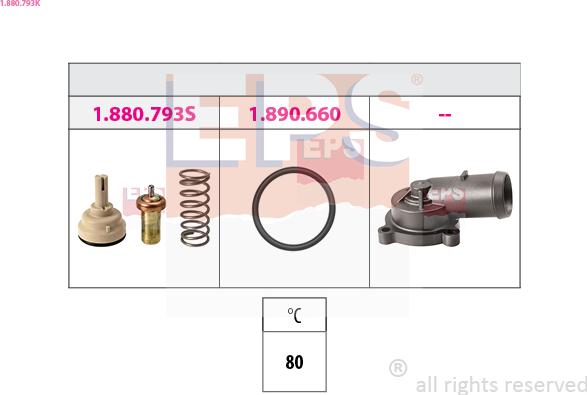 EPS 1.880.793K - Termostato, Refrigerante www.autoricambi360.it