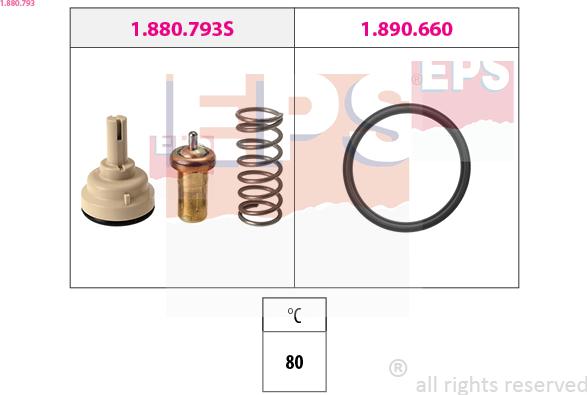 EPS 1.880.793 - Termostato, Refrigerante www.autoricambi360.it