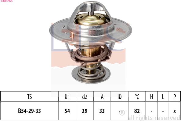EPS 1.880.797S - Termostato, Refrigerante www.autoricambi360.it
