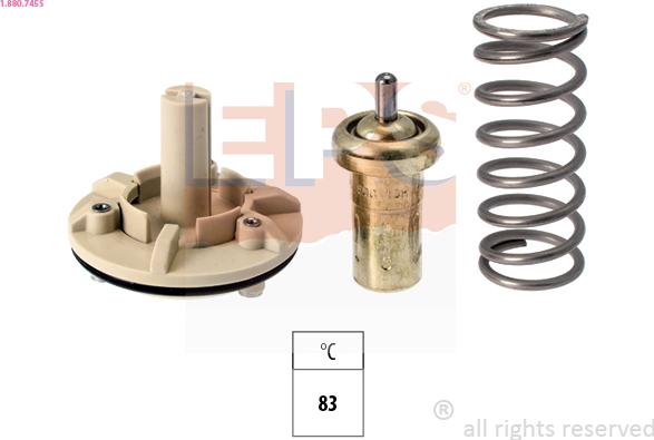 EPS 1.880.745S - Termostato, Refrigerante www.autoricambi360.it