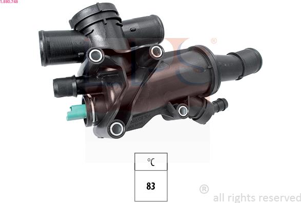 EPS 1.880.748 - Termostato, Refrigerante www.autoricambi360.it