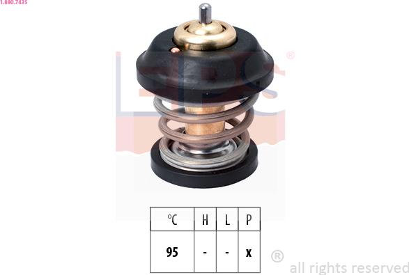 EPS 1.880.743S - Termostato, Refrigerante www.autoricambi360.it