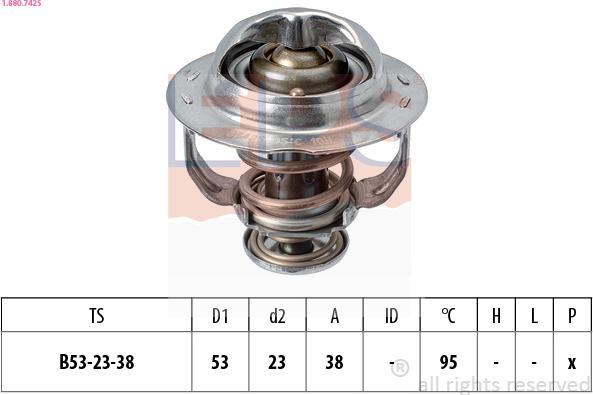 EPS 1.880.742S - Termostato, Refrigerante www.autoricambi360.it