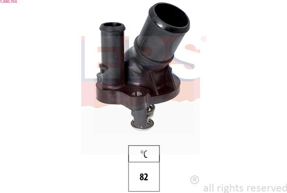 EPS 1.880.756 - Termostato, Refrigerante www.autoricambi360.it