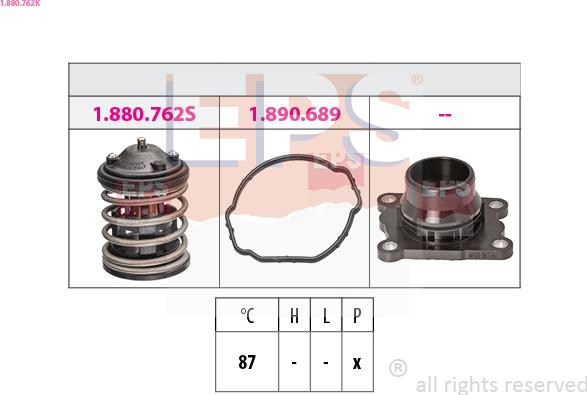 EPS 1.880.762K - Termostato, Refrigerante www.autoricambi360.it