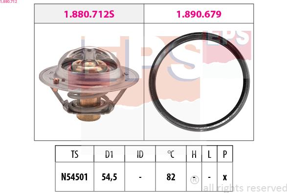 EPS 1.880.712 - Termostato, Refrigerante www.autoricambi360.it