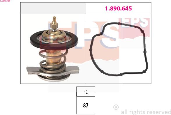EPS 1.880.784 - Termostato, Refrigerante www.autoricambi360.it