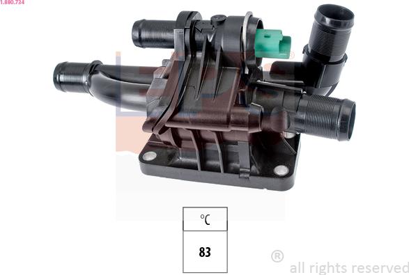 EPS 1.880.734 - Termostato, Refrigerante www.autoricambi360.it